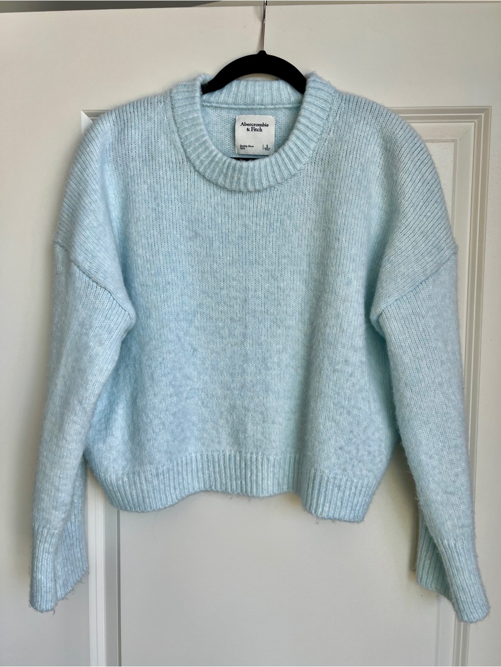 Abercrombie & Fitch Pale Blue Crewneck Sweater